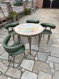 Poltroncine e tavolo anni 50 Umberto Mascagni