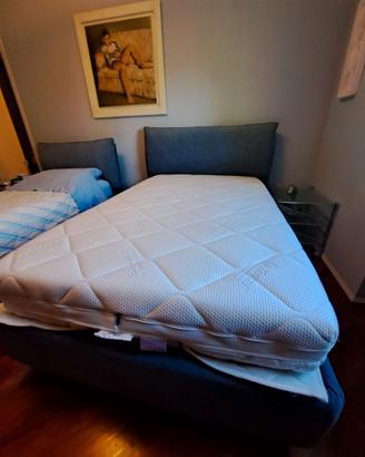 Letto 120x190 con contenitore e rete motorizzata