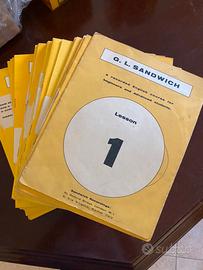 Corso di lingua inglese vintage con dischi 45giri