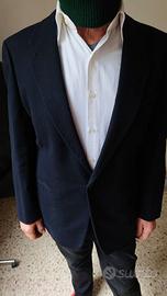 Giacca Emporio Armani uomo blu in pannetto tg.48