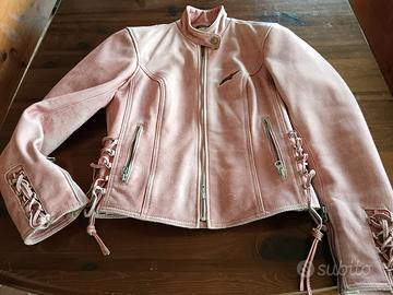 Giubbino in pelle moto