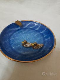 Piccolo posacenere vintage con anatre