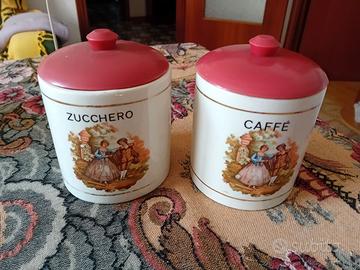 Porta caffè e zucchero vintage