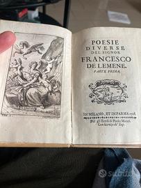 Libro antico del 1726