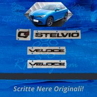 Kit Scritte Nere Stelvio Veloce Q4 o Q2