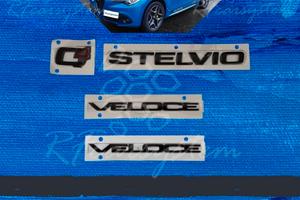 Kit Scritte Nere Stelvio Veloce Q4 o Q2