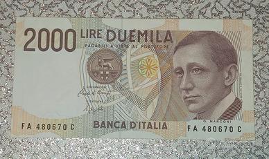 2000 lire G.Marconi 