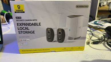 Kit 2 Telecamere Videosorveglianza Baseus Security