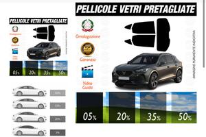 Pellicola oscuramento vetri auto 0,5%