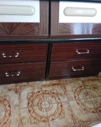 2 comodini vintage moderni