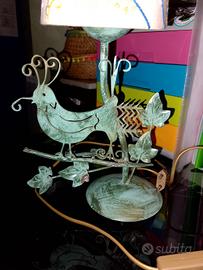 Abat-jour artigianale pavoncella sarda 