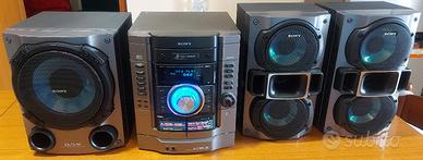 hi-fi sony MHC-RG495 hifi radio CD Cassette stereo