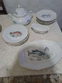 Set di piatti x pesce