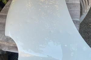 Cofano bianco grandinato fiat 500 anno 2010