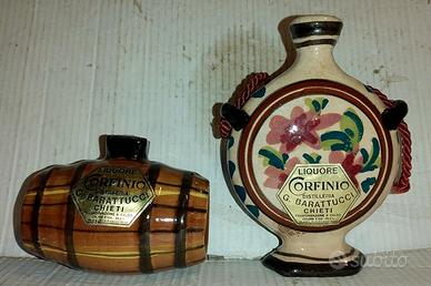 Rarissime piccole maioliche di liquore corfinio