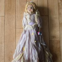 RARE BAMBOLA VINTAGE SIMIL LENCI ALTEZZA 47 CM
