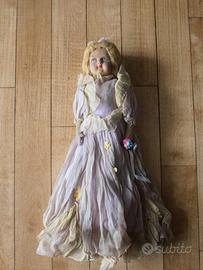 RARE BAMBOLA VINTAGE SIMIL LENCI ALTEZZA 47 CM