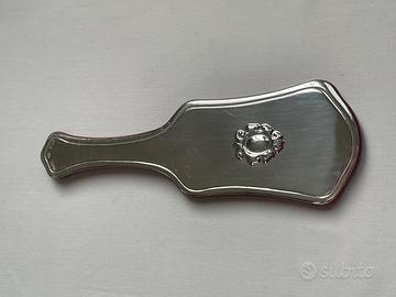 Specchio a mano in argento