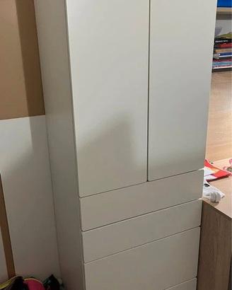 Armadio Guardaroba bambini Smastad Platsa bianco