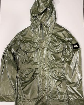 Weekend Offender -Glazed Smock Jacket Olive- tg M
