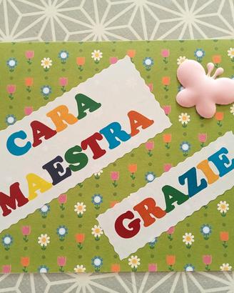 biglietto cartoncino bambini x fine anno scuola 