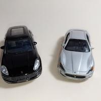Maserati Gran Turismo + Porsche Macan 1/43 Burago 