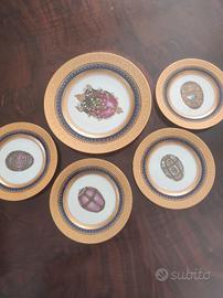 Set di Piatti da Collezione Fabergé Fine China 