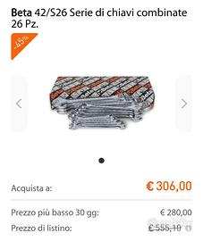 chiavi combinate 42/s26