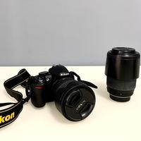Nikon D3100 con Nikon 18 105 e Sigma 70 300 macro