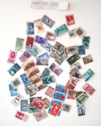 Lotto Oltre 1000 Francobolli Italiani + Album