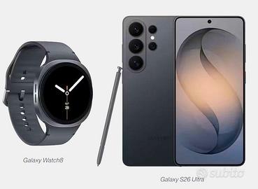 Samsung Galaxy S26 Ultra 1TB + Galaxy Watch 8 LTE