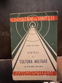 Libro del 1938 di cultura militare dell’epoca