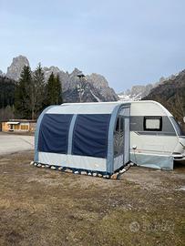 Veranda DWT 350 x 250 con paleria in alluminio