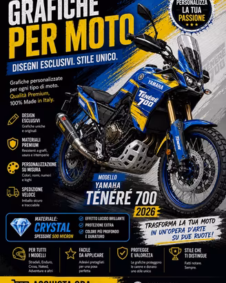 GRAFICA YAMAHA TENERE PERSONALIZZATA