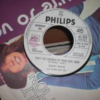 dischi a 45 giri di BARRY WHITE  e vari