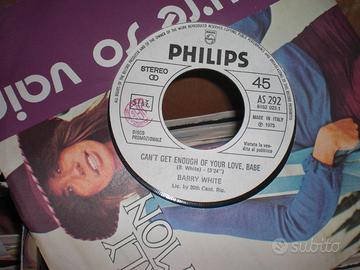 dischi a 45 giri di BARRY WHITE  e vari