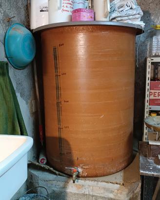 Botte vetro resina da 5 quintali