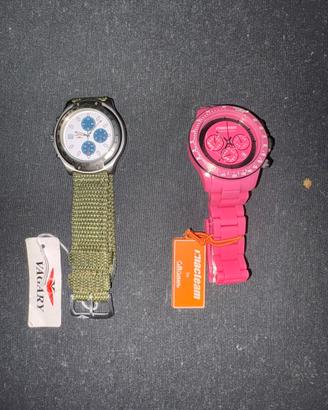 Coppia di orologi nuovi con cartellino