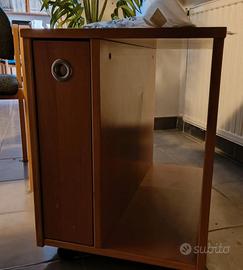 2 mobili Ikea Kallax porta PC e CD 