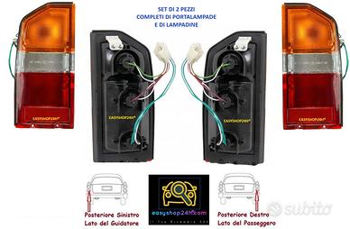 SET 2 FARO FANALE FANALINO POSTERIORE PER SUZUKI V