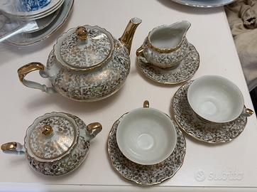 Servizio Bavaria Winterling 6 pezzi oro zecchino