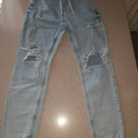 jeans strappato elastico