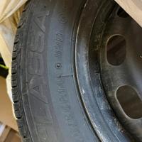 4 Cerchioni in ferro + Gomme estive 175/65 R14