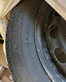 4 Cerchioni in ferro + Gomme estive 175/65 R14