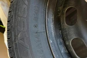 4 Cerchioni in ferro + Gomme estive 175/65 R14