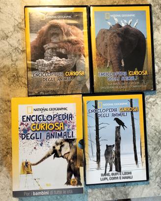 3 DVD enciclopedia curiosa degli animali 