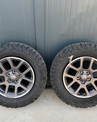 4 Cerchi + Gomme AT BF Goodrich Jeep Gladiator 18”