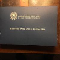 Libretto emissione carte valori 1983/‘84