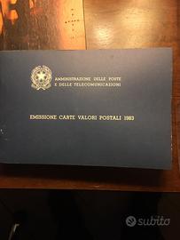 Libretto emissione carte valori 1983/‘84