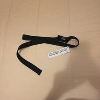 Cintura Kappa nera in 30% cotone 70%poliestere tag